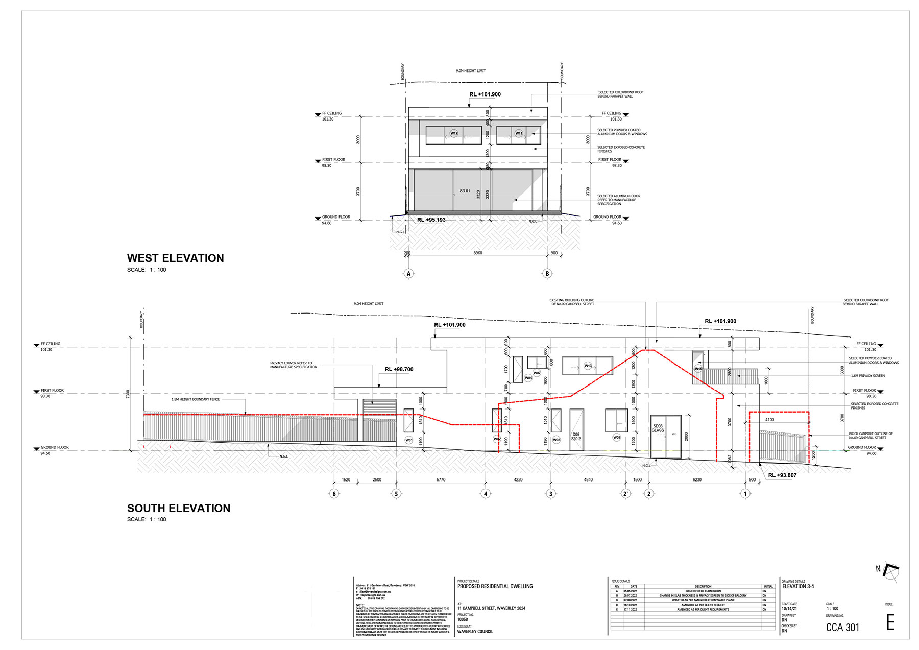 CCA Issue E Architectural Plans22.11.17 10 3